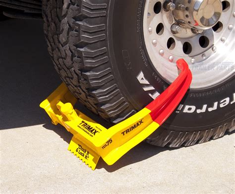 Trimax Trailer Wheel Lock Chock Security Boot Clamp TCL75