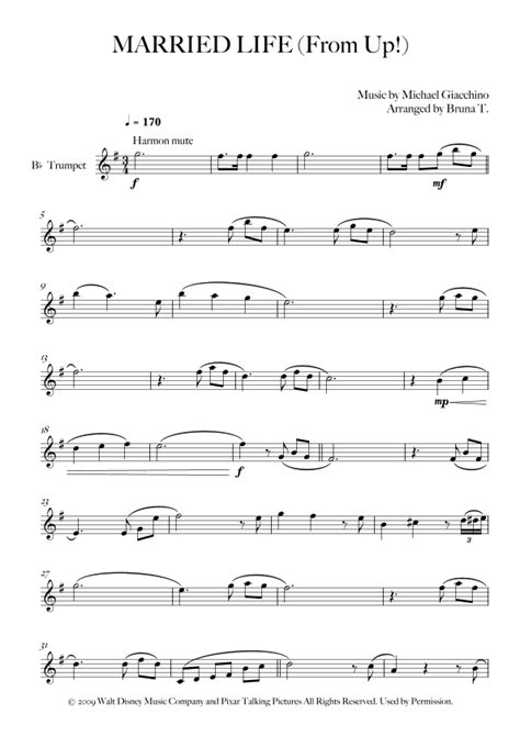 Married Life Trumpet Sheet Music | ubicaciondepersonas.cdmx.gob.mx