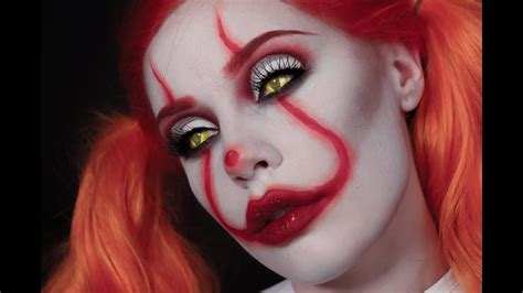 Pennywise "IT" Inspired Halloween Glam Makeup Tutorial - GLOSSGODS ...