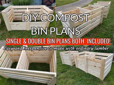 How To Create The Perfect DIY Compost Bins - Attractive & Inexpensive!