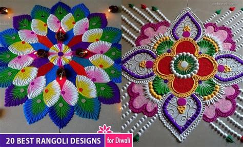 20 Best Rangoli Designs for Diwali Festival 2020 - Colorful Rangoli ideas1