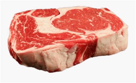 Clip Art Ribeye Steak Raw - Meat Png Transparent , Free Transparent ...