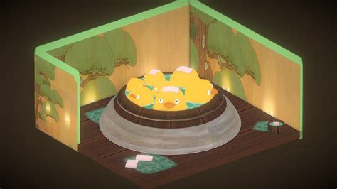 [2018] Ghibli Bathing Ducks (Spirited Away) - 3D model by Asparas ...