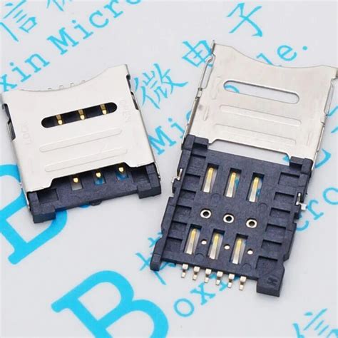 Micro SIM Card Holder 6P SIM Card Slot-in Connectors from Lights ...