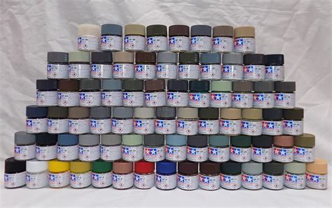 Full Set of 73 XF Tamiya Acrylic Paints