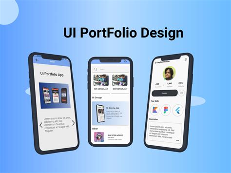 Ui Portfolio Mobile by Reyhan on Dribbble