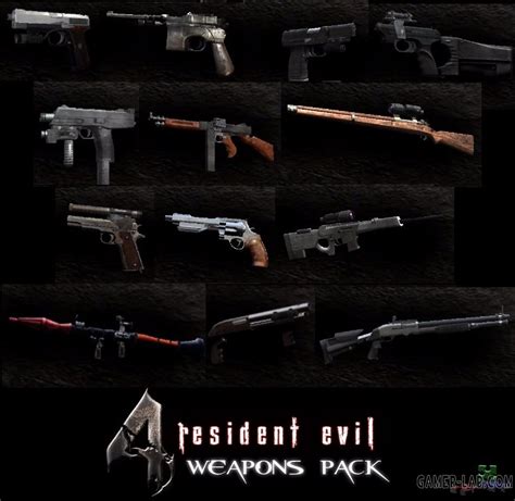 RE4 Weapons Pack - Weapons - Models and Reskins - Resident Evil 5 ...