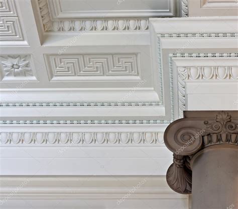 Intricate plaster cornice ceiling — Stock Photo © illu #21121167