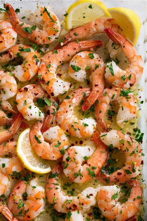 Baked Shrimp (with Garlic Lemon Butter Sauce) - Cooking Classy