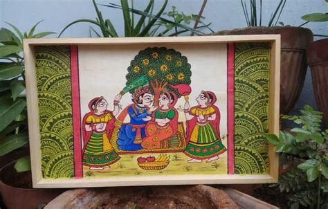 Rajasthan Phad Painting on Tray - Beginner workshop - Bloom & Grow