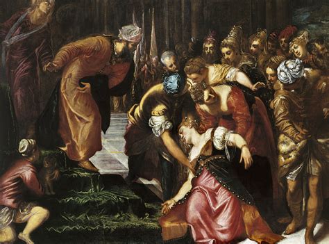 Esther before Ahasuerus, 1547 - 1548 - Tintoretto - WikiArt.org