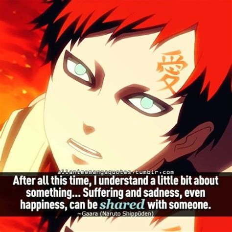 Naruto Shippūden | Gaara, Naruto quotes, Naruto