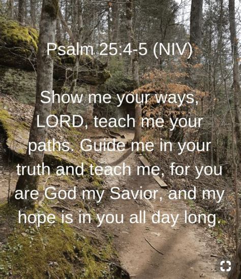 Psalm 25:4-5 | Psalms, Scripture writing, Scripture journaling