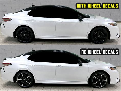 18" Wheel Decals for 2019 Camry XSE | shinegraffix.com