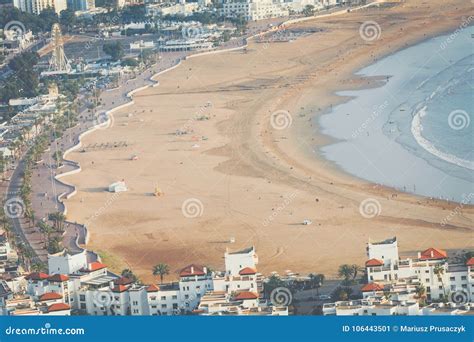 Agadir Aerial Panoramic View from the Agadir Kasbah Agadir Fort ...