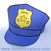 Paper Police Hat Craft - Members Resource Room - Bible Crafts and Lessons