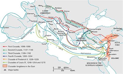 Map Of The Crusades | Campus Map