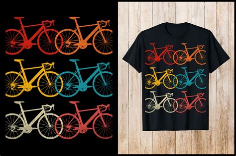 Bicycle Retro Cycling T-shirt Graphic by nxmnadim · Creative Fabrica