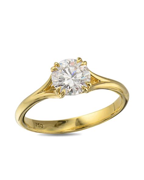 Yellow Gold Diamond Engagement Ring - Turgeon Raine