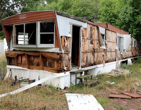 Abandoned Trailer Park | Trailer park, Abandoned houses, Trailer home