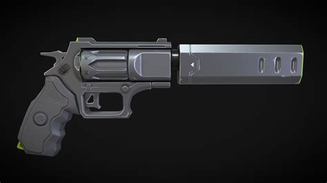 SciFi Revolver - 3D model by macridil (Paolo Crimaldi) (@macridil ...