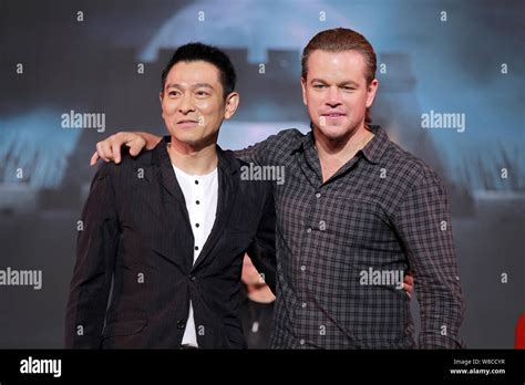 Hong Kong singer and actor Andy Lau, left, and American actor Matt ...