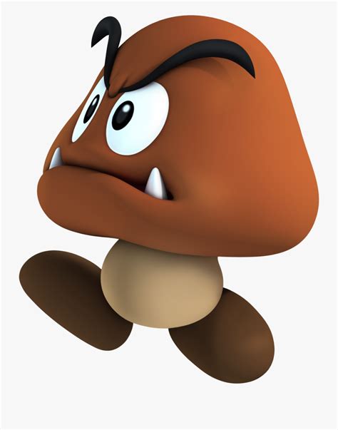 Mario Bros Clipart 2d Transparent - Super Mario Goomba Png , Free ...