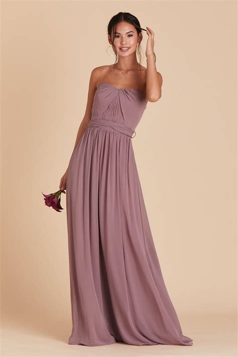 Grace Convertible Dress - Dark Mauve | Mauve bridesmaid dress, Purple ...