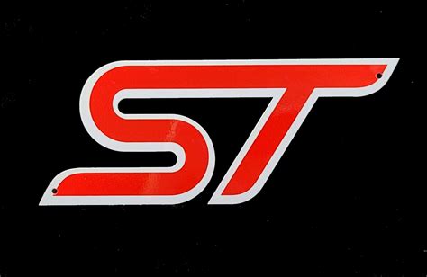 Ford Modern ST Logo Steel Sign - Etsy