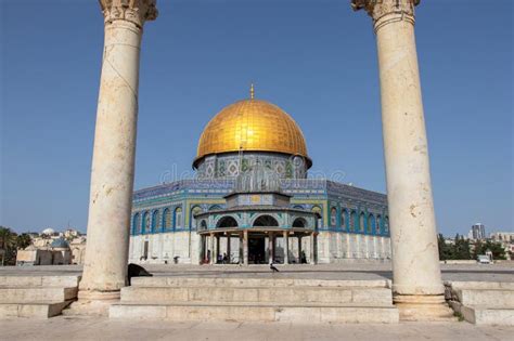 The Dome of the Rock on the Temple Mount in Jerusalem. Stock Image ...