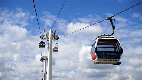 #aerial #blue #cable #cable car #cableway #car #city #exterior #famous ...