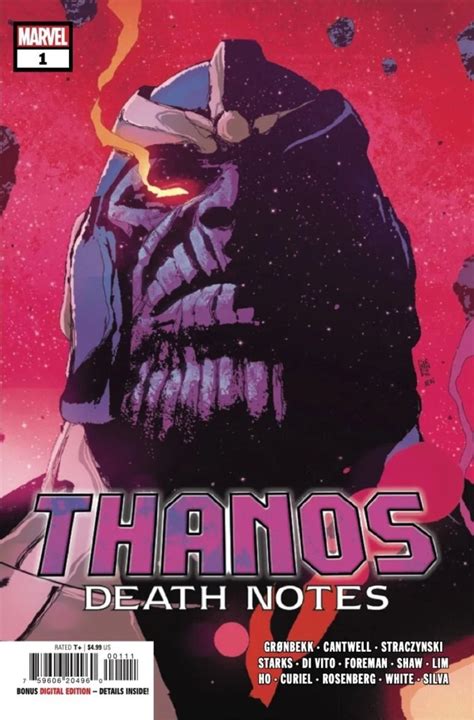 Thanos: Death Notes #1 - Dead by Rumor; All That Is; Love and Death and ...