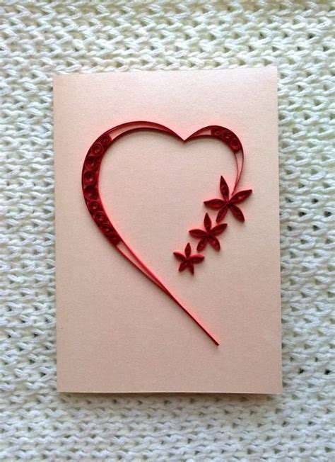 Valentine quilling heart card/Greeting card/Love you card/handmade card ...