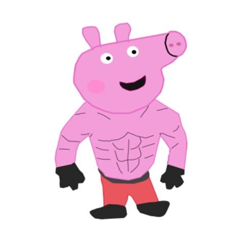 Peppa muscle - Peppa Pig - T-Shirt | TeePublic