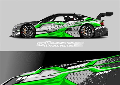 Premium Vector | Race car wrap designs