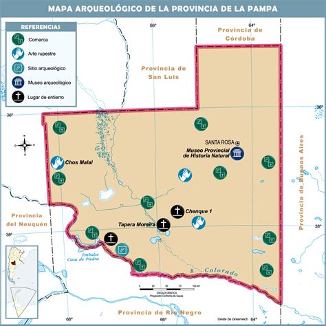 Archaeological map of the Province of La Pampa | Gifex