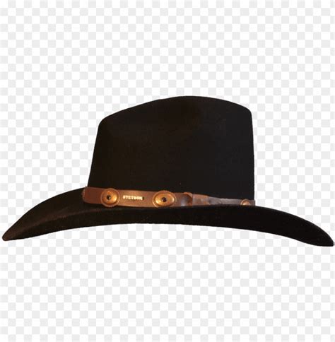 black cowboy hat png - cowboy hat from the side PNG image with ...