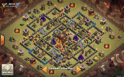 Best Clash of Clans TH10 Unlurable CC War / Trophy Base Layout ...