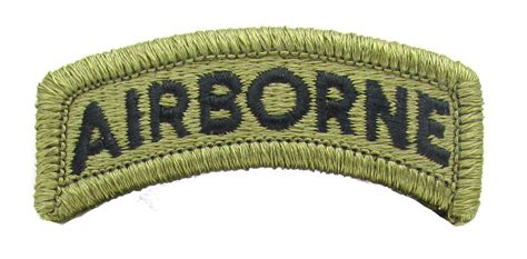 Airborne Tab OCP Patch - U.S. Army Airborne Patch with Hook – Military ...