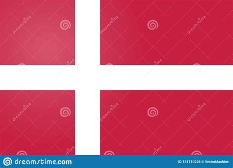 Denmark Flag. Official Colors and Proportion Correctly. National Flag ...