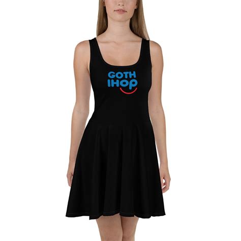 Goth IHOP Uniform Skater Dress Smile | Etsy