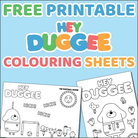 Hey Duggee Colouring Sheets – Free Printable | Mama Geek