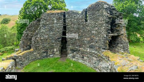 Ruins of Dun Troddan Broch, an ancient Scottish roundhouse, Glenelg ...