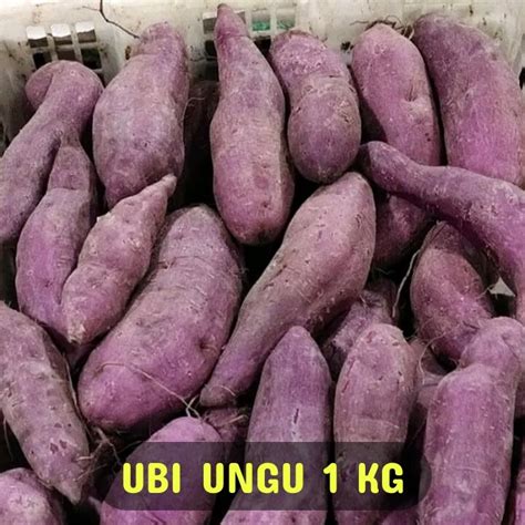 UBI UNGU SEGAR 1 KG UBI JALAR UNGU MENTAH FRESH MANIS | Lazada Indonesia