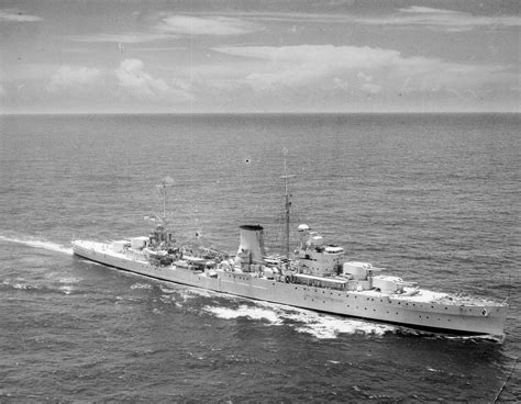 “HMS AJAX” (22) was a (554.9') Leander Class Light Cruiser ...