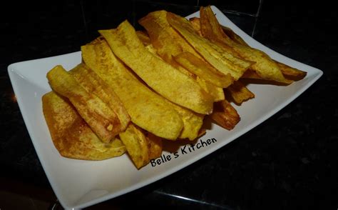 AFRILIGHT ~ BELLE'S KITCHEN: UNRIPE PLANTAIN CHIPS