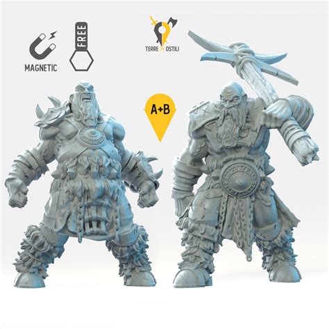 Frost giant miniature Dungeons and dragons, DnD , Age of Sigmar, W40k ...