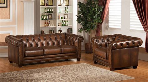 Stanley Park II Brown Leather Sofa from Amax Leather | Coleman Furniture