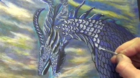 Dragon Painting Acrylic at PaintingValley.com | Explore collection of ...