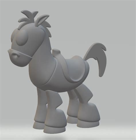 Archivo STL BullsEye Horse Toy Story・Diseño de impresión en 3D para ...